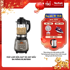 Máy làm sữa hạt, xay sinh tố và nấu đa năng Tefal BL967B66
