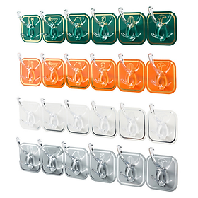 Mua Set 6 Móc Dán Tường Siêu Dính Nhiều Màu