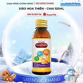 Siro ăn ngon Hoa Thiên Kids hổ trợ hệ tiêu hóa giúp bé ăn ngon và phát triển tốt chai 120ml