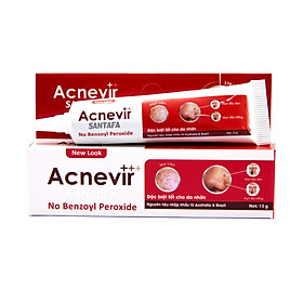 Kem giảm mụn đầu đen, đầu trắng, mụn cám Acnevir 3 In One- Tuýp 15gr