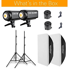 Mua Bộ 2 đèn led Godox SL-100W Hàng Chính Hãng