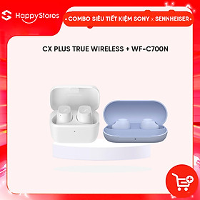 Mua COMBO Tai nghe True Wireless chống ồn SONY WF-C700N và Tai nghe SENNHEISER CX Plus True Wireless - Hàng chính hãng