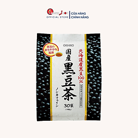 Trà đậu đen Orihiro hỗ trợ thanh lọc cơ thể làm đẹp da 30 gói/túi - Hàng chính hãng