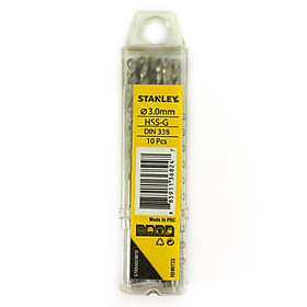 3mm hss mũi khoan sắt stanley sta50029b10 stanley sta50029b10