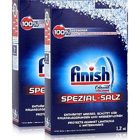 Combo 2 hộp muối rửa bát 1.2kg dùng cho máy rửa bát