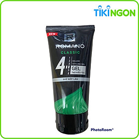 Gel Vuốt Tóc Romano Classic Giữ Nếp Lâu Mềm Tóc 150G