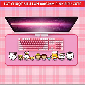 Mua Lót Chuột Game Siêu Lớn 800x300mm Màu Hồng Siêu Đẹp  Bàn Di Pad Chuột Gaming Dùng Kê Cả Bàn Phím Và Chuột
