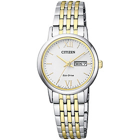 Đồng Hồ Nữ Citizen Dây Thép Không Gỉ EW3254-87A - Mặt Trắng (Sapphire)
