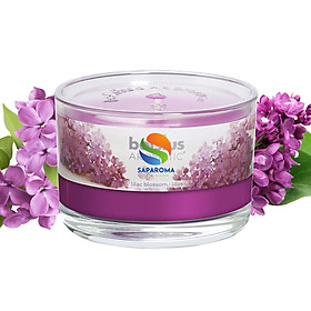 Ly nến thơm tinh dầu Bolsius Lilac Blossom 155g QT024875 - hoa tử đinh hương, nến trang trí, thơm phòng, thư giãn, Hỗ trợ khử mùi