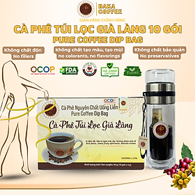 Cà phê túi lọc Già Làng - Hộp 10 gói
