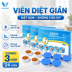 Combo 3 hộp thuốc diệt gián sinh học Housheng, diệt tận gốc tất cả các loại gián, hiệu quả, an toàn.