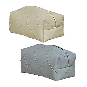 2x Tissue Cover Tissue Paper Holder for Dining Table Bedroom Decor