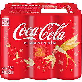 BÁO GIÁ Nước Giải Khát Coca Cola Ra Đời Vào Năm 1886 | Shopee Lazada Sendo Tiki mới nhất 62 Lốc 6 Lon Nước Giải Khát Coca-Cola vị Nguyên Bản Original 320mlx6