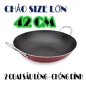 Chảo chống dính chảo sâu lòng 2 quai 42cm.