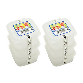 Set 3 hộp nhựa 200ml an toàn - nội địa nhật bản