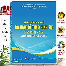 Sách Bình Luận Bộ Luật Tố Tụng Hình Sự năm 2015 sửa đổi năm 2021, 2024, 2025 (TS. Đinh Thế Hưng, TS. Trần Văn Biên) - V2657TA - Trần Văn Niên - Trần Thế San