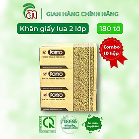 Combo 10 Hộp khăn giấy lụa mềm sang trọng và không bụi