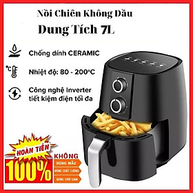 Nồi Chiên Không Dầu Dung Tích Lớn - Nồi Chiên Không Dầu Chống Dính Cao Cấp TA-01 - Hàng nhập khẩu