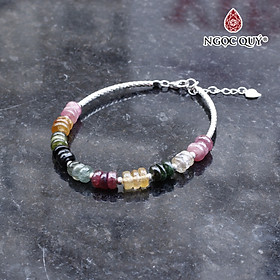 Vòng tourmaline phối bạc 925 - Ngọc Quý Gemstones