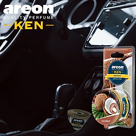 Sáp thơm ô tô Areon Ken Coconut (Hương Dừa)