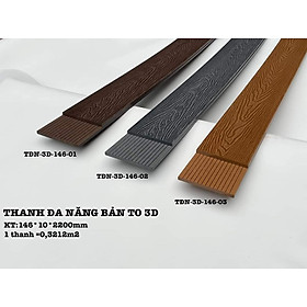 Mua Thanh gỗ nhựa composite đa năng trang trí ngoài trời dài 1.1m
