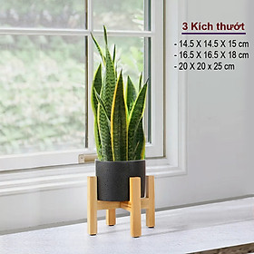 Mua Đôn gỗ  kệ gỗ  giá gỗ để cây cảnh mini để bàn/ Kệ gỗ kê chậu hoa/ giá để chậu cây