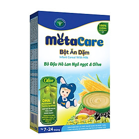Bột ăn dặm dinh dưỡng Metacare 8 loại hỗ trợ phát triển toàn diện (200g)