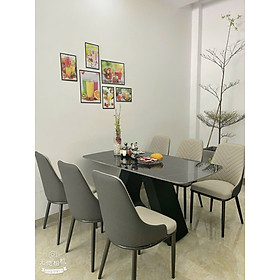 Mua Bộ bàn ăn mặt đá 1m6 Juno Sofa 6 ghế VF5