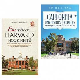 Combo em phải đến harvard học kinh tế + california và những điều cần biết khi du học tại Hoa Kỳ(bản đặc biệt tặng kèm bookmark)