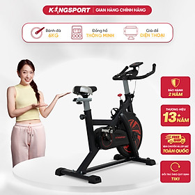 Xe đạp tập KINGSPORT KS-107 khung sườn chắc chắn, chuyển động êm ái, kháng lực mạnh mẽ