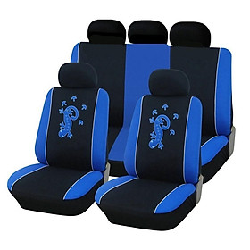 Giant Salamander Pattern Car Embroidery Car Seat Cover Fit Most Vehicles