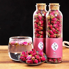 Mua Lọ thuỷ tinh nút gỗ  vai tròn 350ml đựng trà  cắm hoa