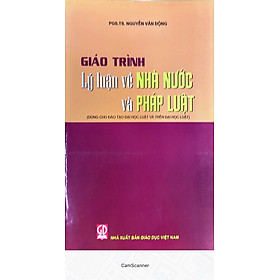 [Download Sách] Giáo Trình Lý Luận về Nhà Nước và Pháp Luật 