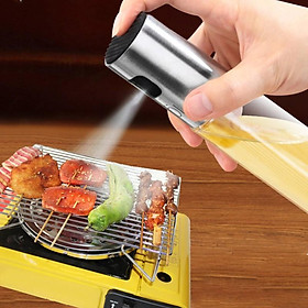 Mua Bình thủy tinh đựng và phun xịt dầu ăn  dấm  nước mắm cho các món nướng  xào nắp inox