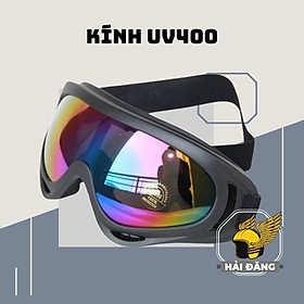 Kính chắn gió cho mũ bảo hiểm UV400 bảy màu loại cao câp - kính gắn nón bảo hiểm
