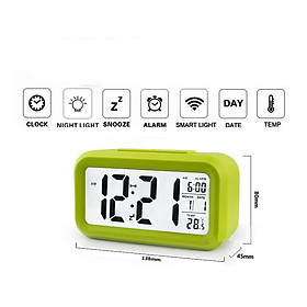 Đồng hồ báo thức điện tử để bàn màn hình đa chức năng thời gian, lịch, báo thức, nhiệt độ DH89