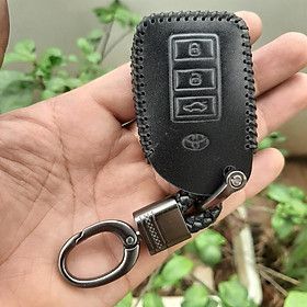 Bao da chìa khoá ô tô toyota VIOS bản G, YARIS 2019-2023, bảo hành 2 năm, 100% da thật