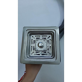Mua BỘ XI PHÔNG VUÔNG BỘ XẢ CHẬU RỬA CHÉN 2 HỘC INOX 304 PHI 110cm BỘ XẢ BỒN RỬA CHÉN VUÔNG