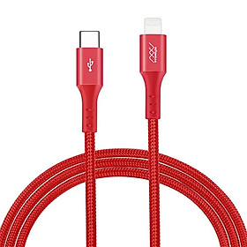 Cáp Innostyle Duraflex USB-C To L i g h t n in g Chuẩn MFi Dài 1.5M (ICL150) red  HÀNG CHÍNH HÃNG