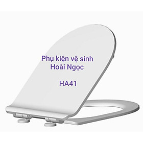 HA41 - Nắp bồn cầu đóng êm THÁO LẮP NHANH