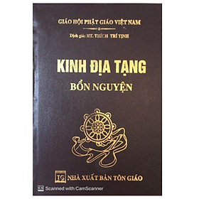 Kinh Địa Tạng Bồ Tát Bổn Nguyện Trọn Bộ ( Bìa Da )