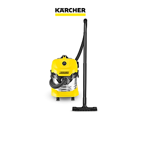 Máy hút bụi khô & ướt cao cấp Karcher WD 4 Premium và túi lọc bụi - Hàng Chính Hãng