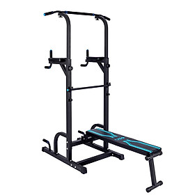 BG Bộ xà đơn, xà kép đa năng cao cấp đa năng Gym, lượng Kéo lên tại nhà dụng cụ tập thể dục phòng gym (hàng nhập khẩu) - Bộ xà đơn - đen