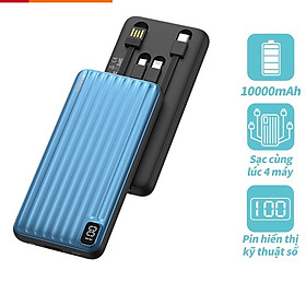 Mua Sạc Dự Phòng KIVEE - PT78P Dung Lượng 10000mAh Tích Hợp Cáp Sạc