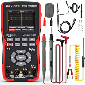 Mua Đồng hồ đo điện kết hợp đo sóng ZT-702S máy hiện sóng đồng hồ đo điện  đo sóng  số đếm 9999  dành cho giáo dục phổ thông  bảo dưỡng ô tô  phát hiện điện  và sửa chữa tinh vi - Hàng Chính Hãng