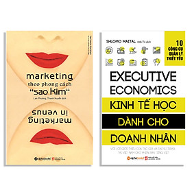 Hình ảnh Combo Sách : Marketing Theo Phong Cách Sao Kim + Kinh Tế Học Dành Cho Doanh Nhân 