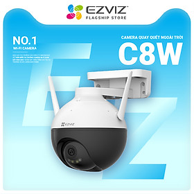 Camera EZVIZ C8W 4MP, WI-FI ,Ngoài Trời 360 Độ, Ghi Hình Màu Ban Đêm, Đàm Thoại Hai Chiều, Nhận Diện Người Bằng AI,  Chuẩn Nén H.265--Hàng Chính Hãng - Camera K
