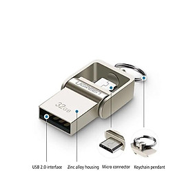 Mua Ugreen UG30432US179TK 32GB USB 2.0 + MICRO USB hỗ trợ OTG cao cấp - HÀNG CHÍNH HÃNG