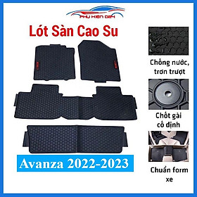 Thảm lót sàn ô tô cao su 3D Toyota Avanza 2022-2023, thảm trải sàn xe hơi không mùi, chống trơn trượt, mài mòn tốt