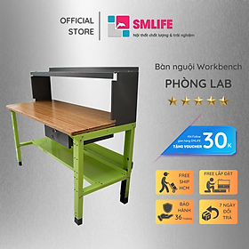 Mua Bàn nguội thao tác cơ khí Workbench mặt bàn tre phòng Lab WB-lab